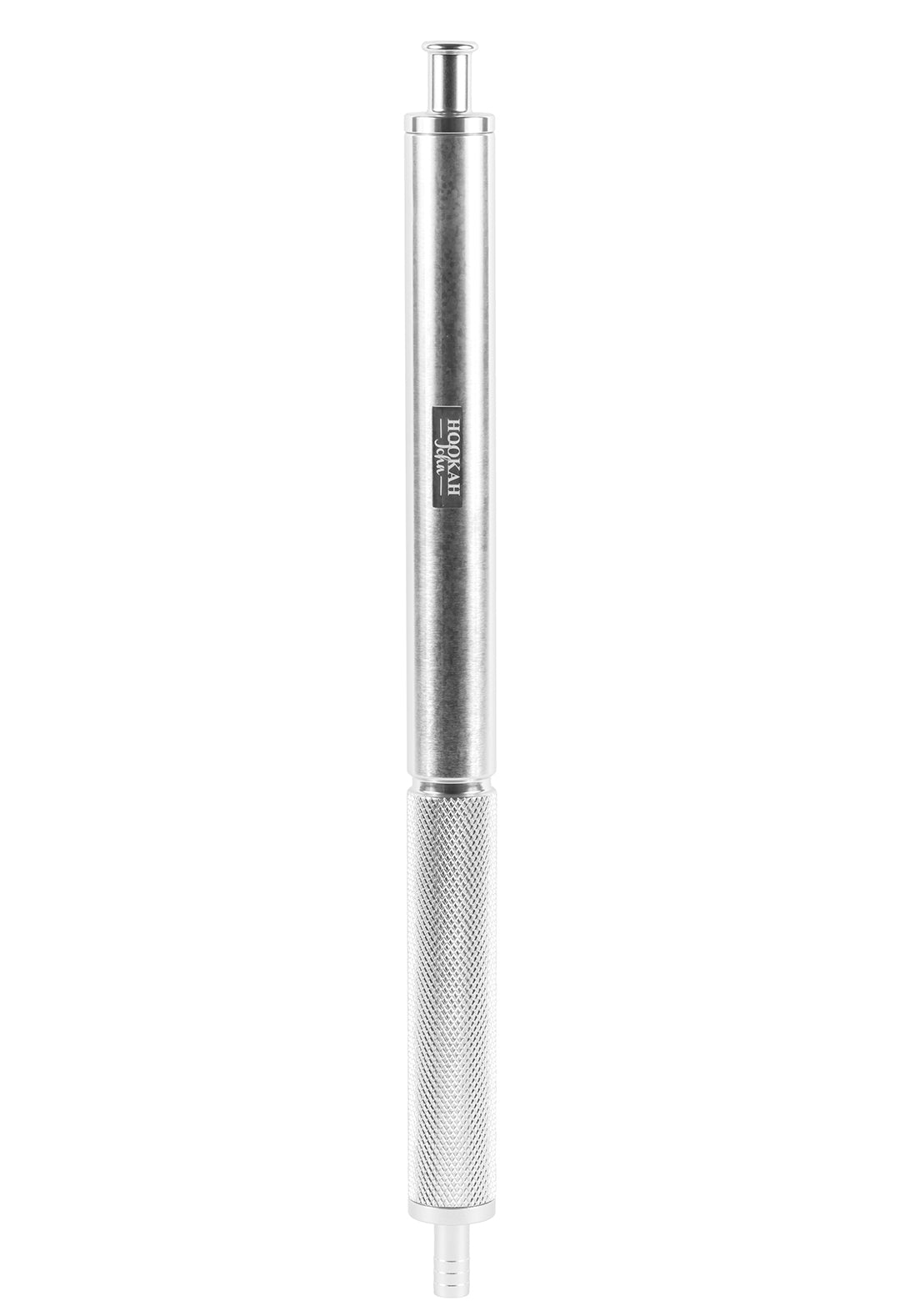 hookahjohn-knurl-v2-noir-tuyau-chicha-inox-190cm image 4